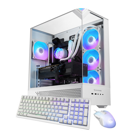 iBUYPOWER Element Liquid Cooled Gaming,R9 9900X,32GB,2TB SSD,RTX 5070,W11H,White