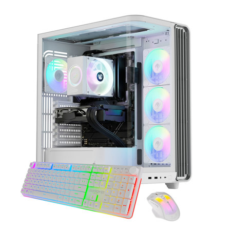 iBUYPOWER Trace TWI7N5701 Gaming, Ultra 7 265F, 32GB, 2TB, RTX 5070, W11H, White