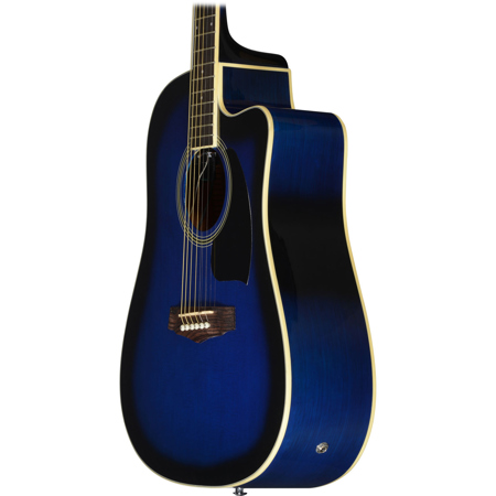Ibanez Performance PF15ECE AE Guitar, Transparent Blue Sunburst