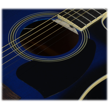 Ibanez Performance PF15ECE AE Guitar, Transparent Blue Sunburst