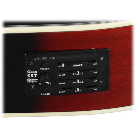 Ibanez Performance PF28ECE AE Guitar, Transparent Red Sunburst