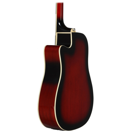 Ibanez Performance PF28ECE AE Guitar, Transparent Red