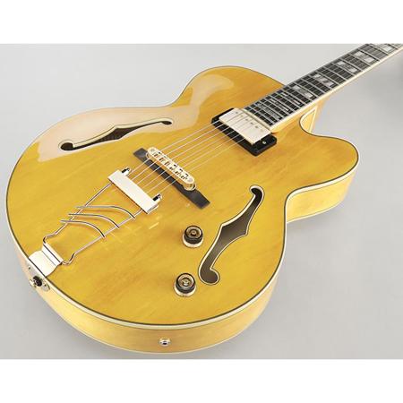 Ibanez Pat Metheny Signature PM2 Hollow-Body Electric Guitar, Antique Amber