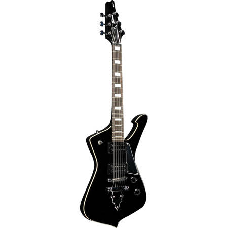 Ibanez Paul Stanley Signature PSM10 6 String Electric Guitar, Poplar Body, 22 Frets, Maple Neck, Rosewood Fretboard, Passive Pickup, Black **Item Note: Multiple scuffs and scratches.**