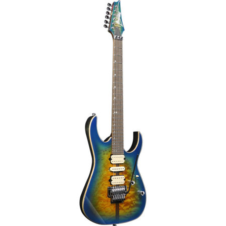 Ibanez RG Premium Series RG6PFGMLTD Electric Guitar, Geyser Blue Burst