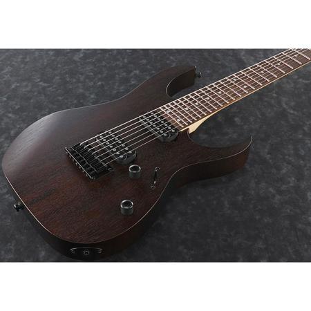 Ibanez RG Series RG7421 7-String Electric Guitar, Walnut Flat