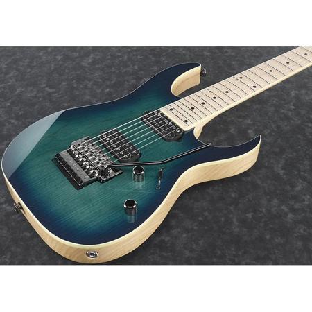 Ibanez RG Prestige Series RG752AHM 7-String Electric Guitar, Nebula Green Burst