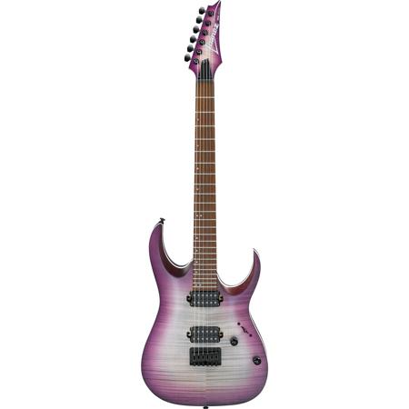 Ibanez RGA Standard 6-String Electric Guitar, Transparent Purple Burst Flat