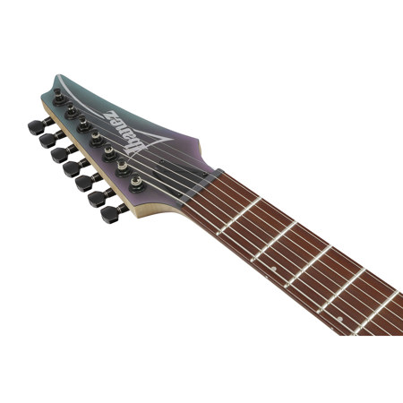 Ibanez RG RGA742EX 7-String Electric Guitar, Black Aurora Burst