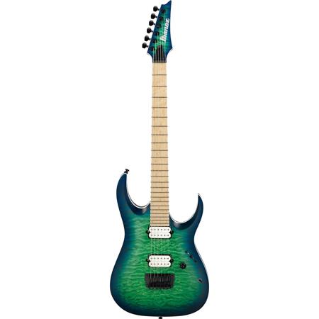 Ibanez RGAIX6MQM RGA Iron Label 6-String Electric Guitar, Surreal Blue Burst