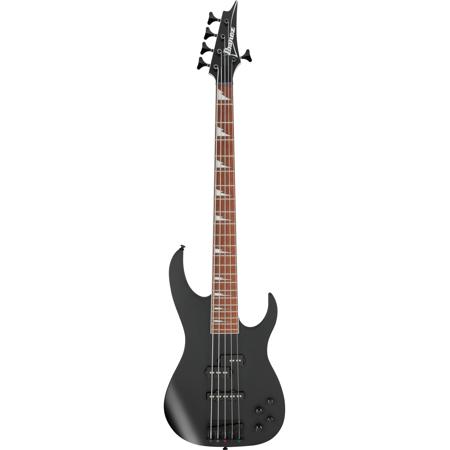 Ibanez RGA Standard RGB305 5-String Electric Bass Guitar, Jatoba Fretboard, Black Flat