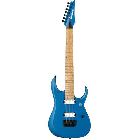 Ibanez RGDIR7M RGD Iron Label 7-String Electric Guitar, Laser Blue Matte