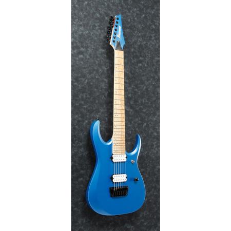 Ibanez RGDIR7M RGD Iron Label 7 String Electric Guitar Laser Blue Matte