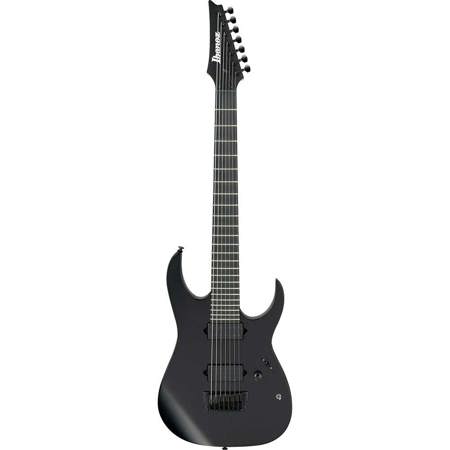 Ibanez RG Iron Label RGIXL7 7-String Electric Guitar, Ebony Fretboard,Black Flat