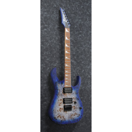 Ibanez RGRT621DPB RG Standard 6-String Electric Guitar, Blue Lagoon Burst Flat