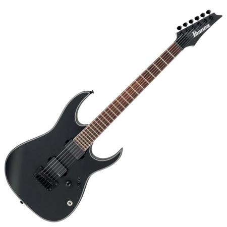 Ibanez RGIR30BFE Iron Label 6-String Electric Guitar, Black Flat