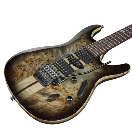 Ibanez S Premium Series S1070PBZ Electric Guitar, Charcoal
