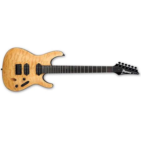 Ibanez S Series S621QM Electric Guitar, Rosewood Fretboard, Vintage Natural Flat