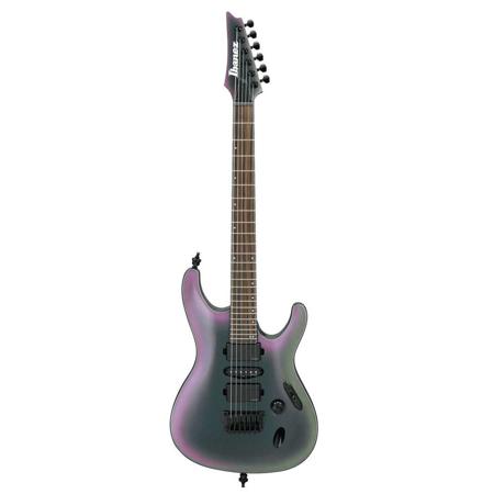 Ibanez S Axion Label S671ALB Electric Guitar, Black Aurora Burst Gloss