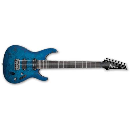 Ibanez S Series S7721PB 7-String Electric Guitar, 24 Frets, Wizard II-7  3-Piece Maple Neck, Passive Pickup, Bound Rosewood Fretboard, Fixed Bridge, 