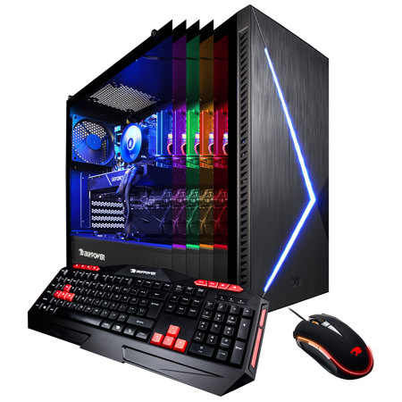 iBUYPOWER Gaming, Ryzen 7 3700X, 16GB, 240GB SSD + 2TB HDD, RTX 2060 Super, W10H