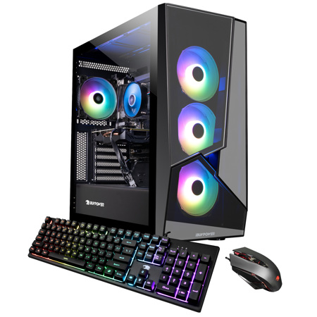iBUYPOWER SlateMR 2140 Gaming Desktop R5 5600 8GB 500GB SSD