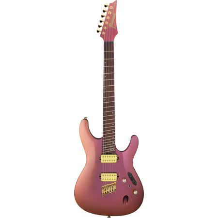 Ibanez S Axe Desing Lab Series SML721 Electric Guitar, Rose Gold Chameleon