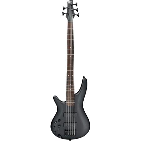 Ibanez SR305EBL SR Standard 5-String Electric Bass Left-Handed Guitar, Jatoba Fretboard, Weathered Black