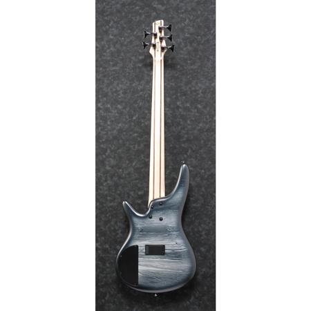 Ibanez SR Standard 5-String Electric Bass Guitar, Black Planet Matte