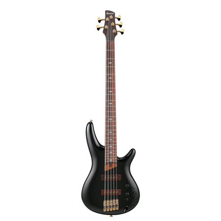 Ibanez SR Prestige Series SR3505 5-String Electric Bass Guitar, Black