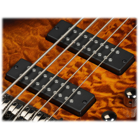 Ibanez SR Standard SR405EQM 5 String Electric Bass Guitar Dragon Eye Burst SR405EQMDEB