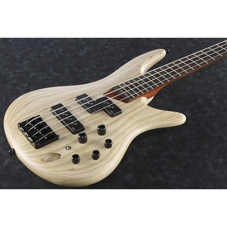 Ibanez SR Standard Series SR650 4-String Electric Bass Guitar, Natural Flat