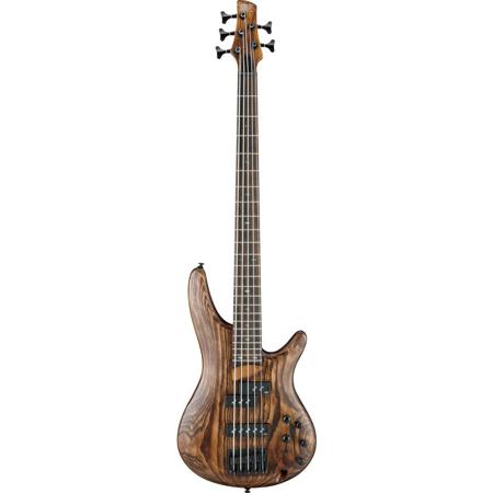 Ibanez SR Series SR655 5 String Electric Bass Guitar Antique Brown Stained SR655ABS