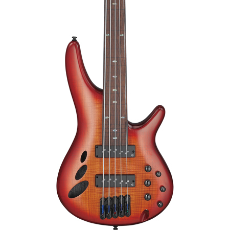 Ibanez SR Workshop Series SRMS720 Electric Bass Guitar, Blue