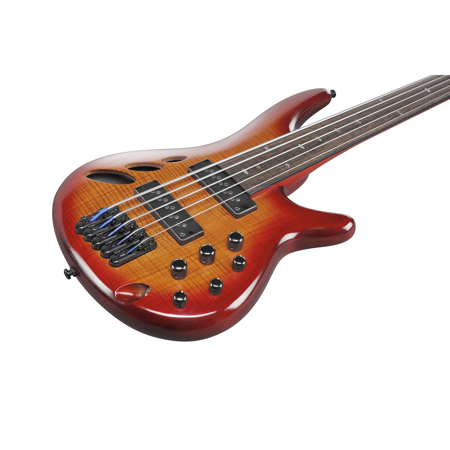 Ibanez SR Workshop Series SRMS720 Electric Bass Guitar, Blue