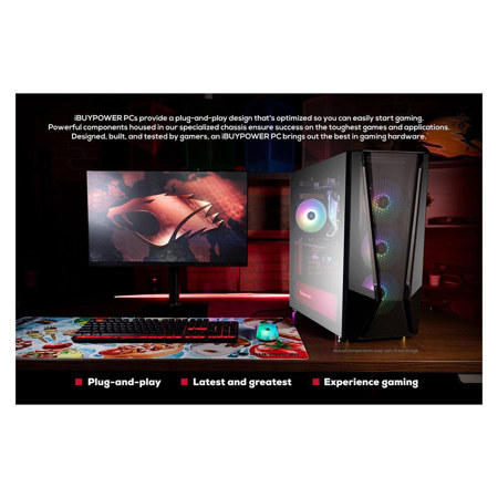 iBUYPOWER Trace Mesh TMA7N46T01 Gaming, R7 9700X, 32GB, 1TB SSD,RTX 4060 Ti,W11H PB-TMA7N46T-01 iBUYPOWER Trace Mesh TMA7N46T01 Gaming, R7 9700X, 32GB, 1TB SSD,RTX 4060 Ti,W11H PB-TMA7N46T-01