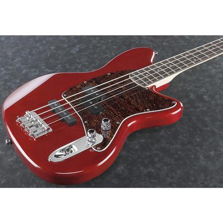 Ibanez TMB100 Electric Bass Guitar, Transparent Red