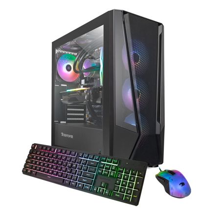 iBUYPOWER TraceMesh I7N4801 Gaming, i7-14700KF,32GB,2TB SSD,RTX 4080,W11H,Black
