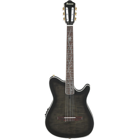 Ibanez Tim Henson Signature TOD20FMN Acoustic Electric Guitar, Black Burst Fade