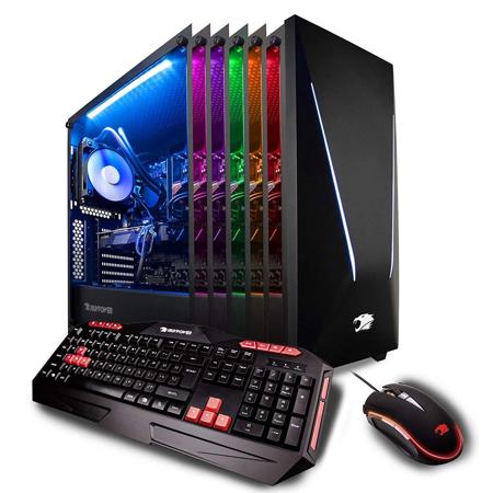 iBUYPOWER Trace 054i, i9-9900K,16GB, 1TB HDD+240GB SSD, RTX 2080Ti,W10,Black/Red