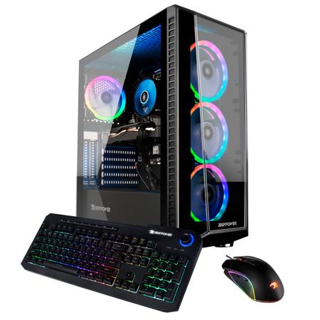 iBUYPOWER TraceMR159A Gaming, R5 5600X, 16GB, 480GB SSD + 1TB HDD, RX 580, W10H