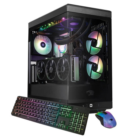 iBUYPOWER Y40BI7N5801 Liquid Cooled Gaming Desktop Computer, Intel Core Ultra 7 270K Plus 3.7GHz, 32GB RAM, 1TB SSD, NVIDIA GeForce RTX 5080 16GB, Windows 11 Home, Black