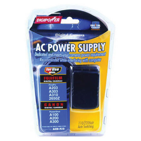 Adorama A/C Power Adaptr f/Fujifilm & Canon 3V Cameras