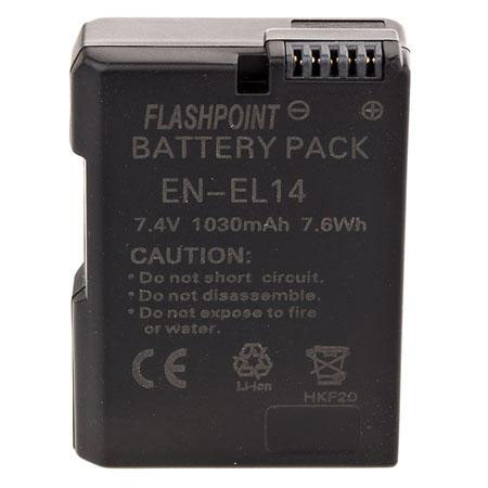 Flashpoint Battery for Nikon EN-EL14