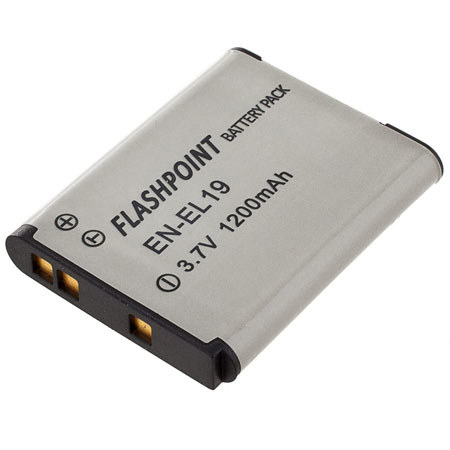 Flashpoint Lithium-ion Battery Replacement for Nikon EN-EL19