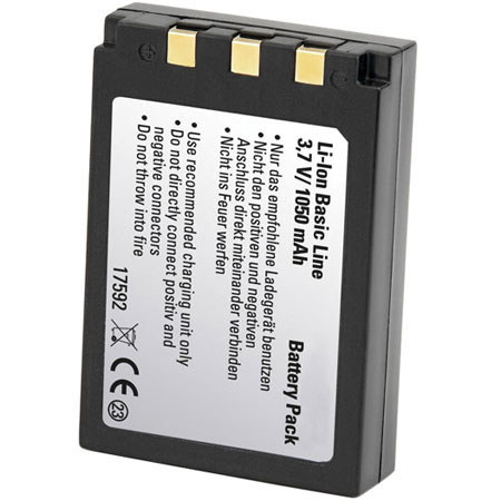 Flashpoint Replmnt Lithium Ion Battery f/Olympus Li-10B