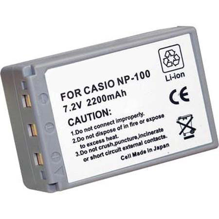 Adorama NP-100 Replacement Battery for Casio Cameras