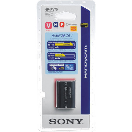 Flashpoint Replacement NP-FV70 Battery 1600mAh for Sony