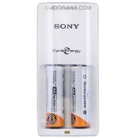 Sony BCG34HS2K Compact Charger with 2Cycle AA Batteries