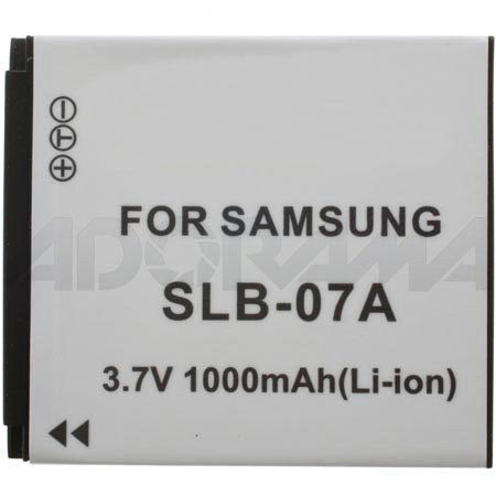 Green Extreme SLB-07A 3.7V 1000mAh Li-Ion Battery for Samsung Digital Cameras